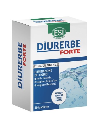 Diurerbe Forte Integratore Drenante - 40 tavolette
